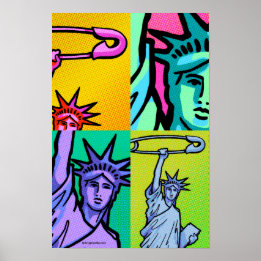 SAFE Liberty Dot Poster #7 4-up: 11 x 16,5