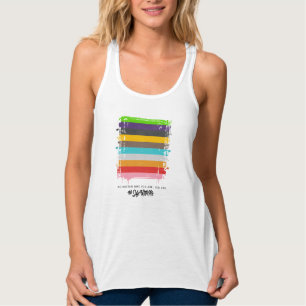 Safe mit mir der Racerback der Flaggen-Frauen Tank Top