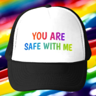 Safe Space Trucker Hut - Sie sind sicher Truckerkappe