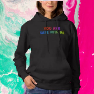 Safe with me Hoodie - Stolz Ally Wear