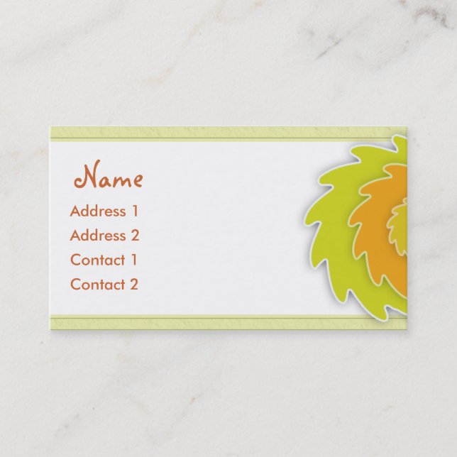 Safer Business Card Visitenkarte (Vorderseite)