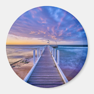 Safety Beach Jetty Sunset Magnet