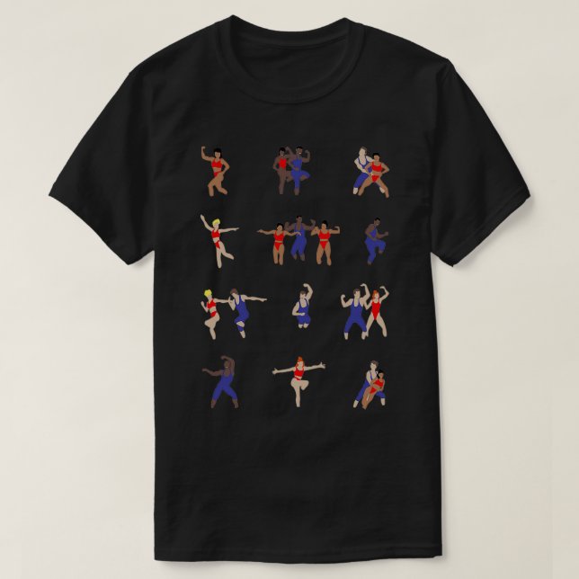 Safety Dance Aerobic 1988 T-Shirt (Design vorne)