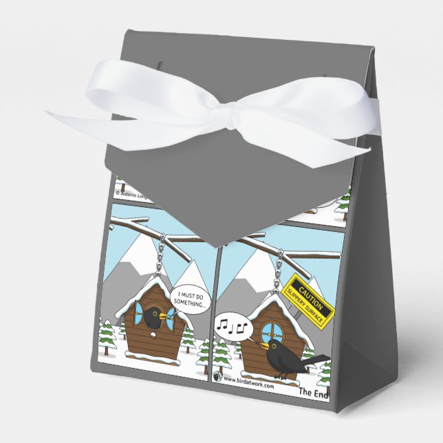 Safety First Comic Geschenkschachtel (Vorderseite)