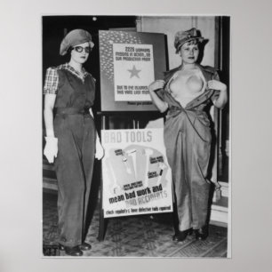 Safety Garb for Women Workers Poster