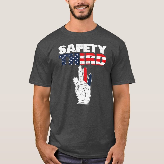 Safety Third Funny Missing Finger Safety Third T-Shirt (Vorderseite)