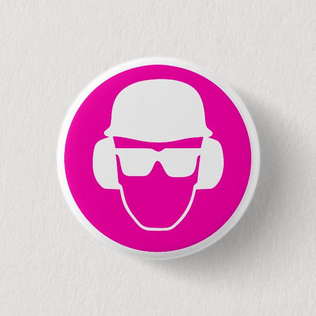 #SafetyGirl-Markenartikel Button (Vorderseite)