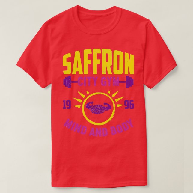 Saffron City Gym Mind and Body T-Shirt (Design vorne)