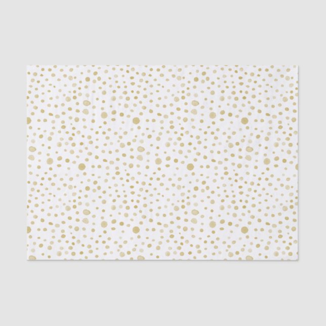 Saffron Confetti Wasserfarbtafel Tissue Seidenpapier (Vorderseite)