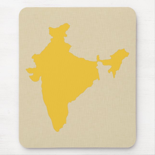 Saffron Geice Moods Indien Mousepad (Vorne)