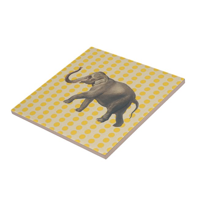 Saffron Gewürze Stimmungen Punkte mit Elefant Fliese (Seite)