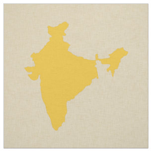 Safran-Gewürz-Stimmungen Indien Stoff