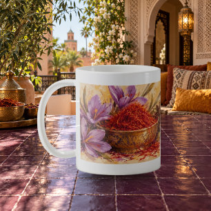 Safran-Markt-Ölpastell-Gewürz-Tasse Kaffeetasse