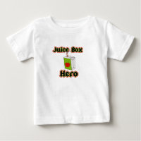 Saft-Kasten-Held-niedlicher Kleinkind-T - Shirt