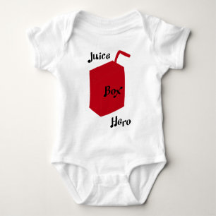 Saft-Kasten-Held scherzt Shirt durch