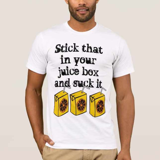 Saft-Kasten T-Shirt (Vorderseite)