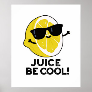 Saft sei Cooler Funny Fruit Pub Poster