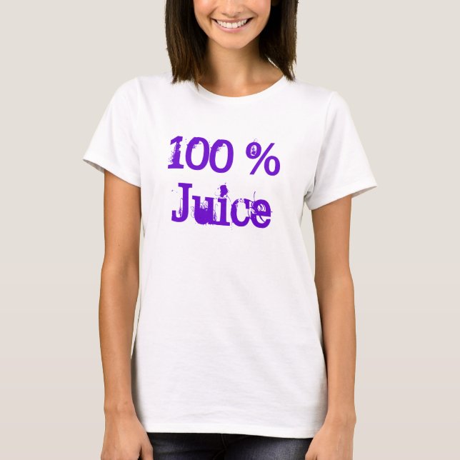 Saft-T - Shirt 100% (Vorderseite)