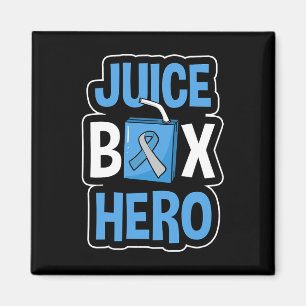 Saftbox Hero Diabetes Blue Ribbon Diabetiker Ketoa Magnet