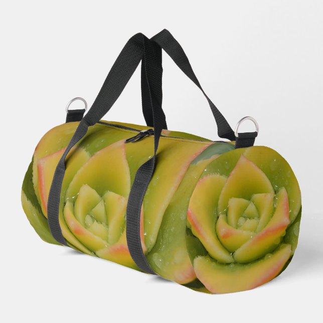 Saftige Duffle-Tasche | Botanischer Reisestil Duffle Bag (Linke Seite)