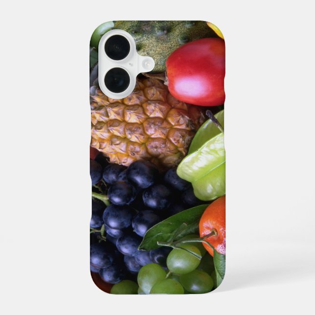 Saftige Früchte iPhone 16 Hülle (Rückseite)