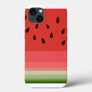 Saftige leckere reife Wassermelone mit Samen Desig iPhone 13 Hülle