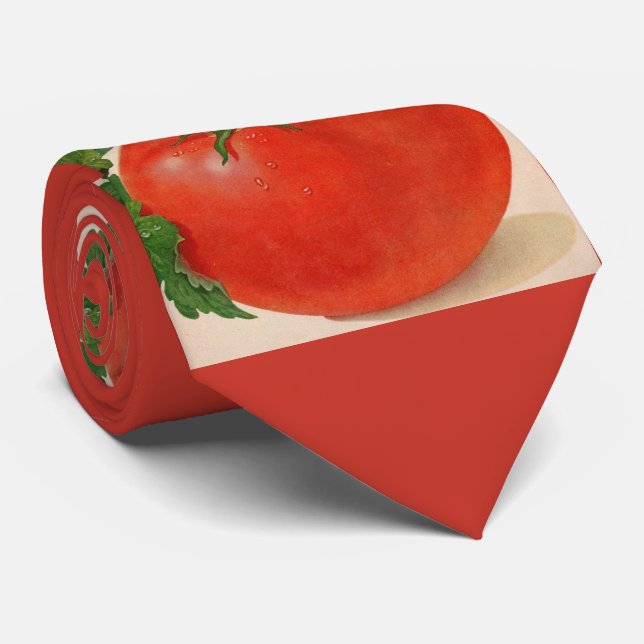 saftige Tomatedruck-Krawatte Krawatte (Gerollt)