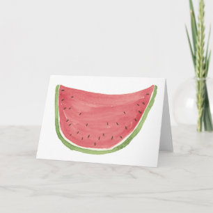 Saftige Wassermelone-Karten Karte