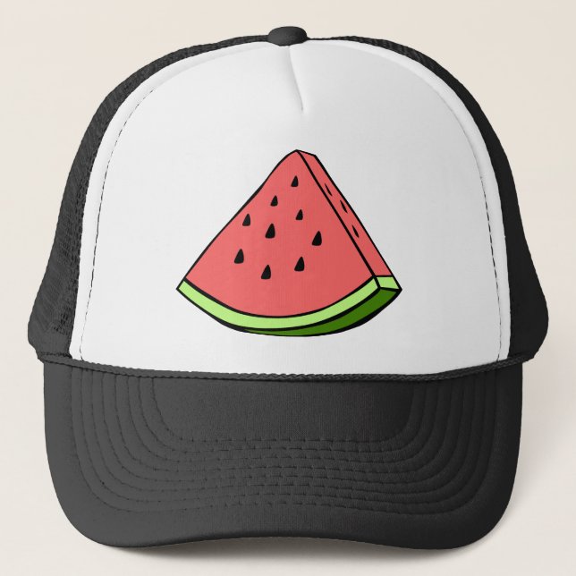 Saftige Wassermelone Truckerkappe (Vorderseite)