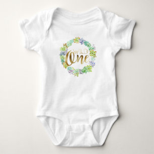 Saftige wilde   Goldfolie Baby Strampler