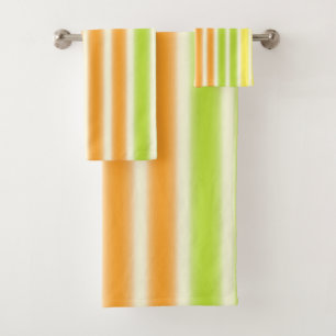 Saftige Zitrone Limette Und Orange Zitrusfrucht St Badhandtuch Set