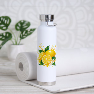 Saftige Zitrone Trinkflasche