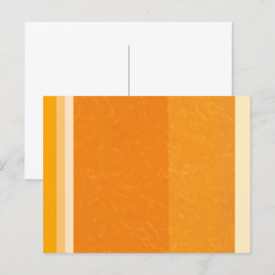 Saftige Zitrusorange Fruchtscheiben Farben Postkarte