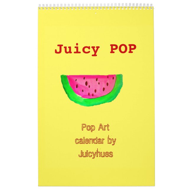 Saftiger POP Pop-Kunstkalender durch Juicyhues Kalender (Titelbild)