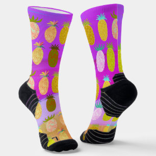 Saftiges Ananas-Bonbon-Muster Socken
