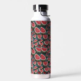 Saftiges Wassermelonen-Musterdesign 1 Trinkflasche