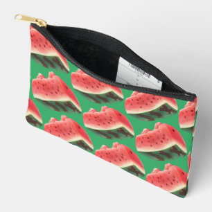 Saftiges Wassermelonenmuster: Sommerfrucht-Design Zubehörtasche
