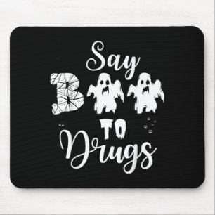 Sag Buh zu Drogen Lustige rote Schleife Woche Bewu Mousepad