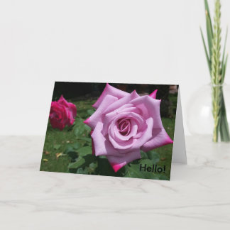 Sag deinen Freunden "Hallo" Karte