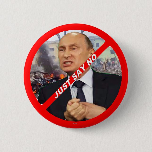 Sag einfach, keine Vlad-Taste Button (Vorderseite)