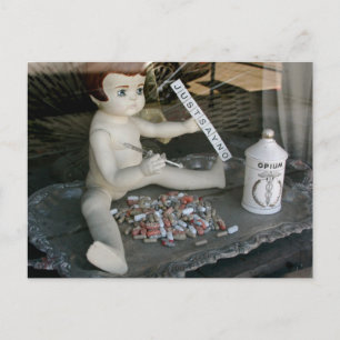 Sag einfach Nein zu Drogen Postkarte