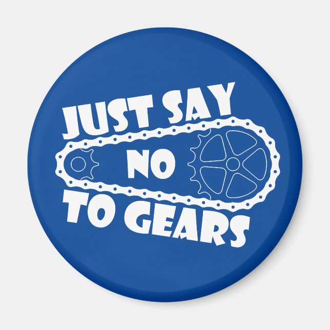Sag einfach nein zu Gears Magnet (Vorne)