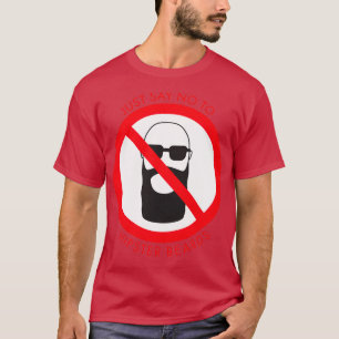 Sag einfach Nein zu Hipster Beards Classic TShirt