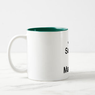 Sag einfach Nein zur Ehe Zweifarbige Tasse