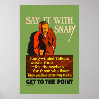 Sag es mit Schnippen! - Mather Business in den 192 Poster