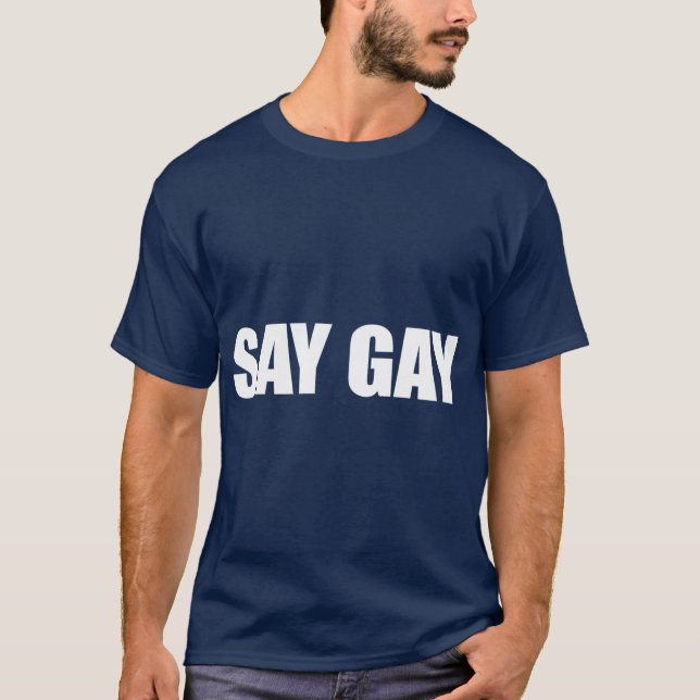 Sag Gay Oversized T-Shirt (Vorderseite)