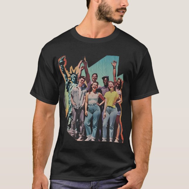 Sag Hallo USA T-Shirt (Vorderseite)