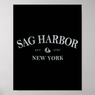 Sag Harbor New York _ Sag Harbor Ny Segelboot  Poster