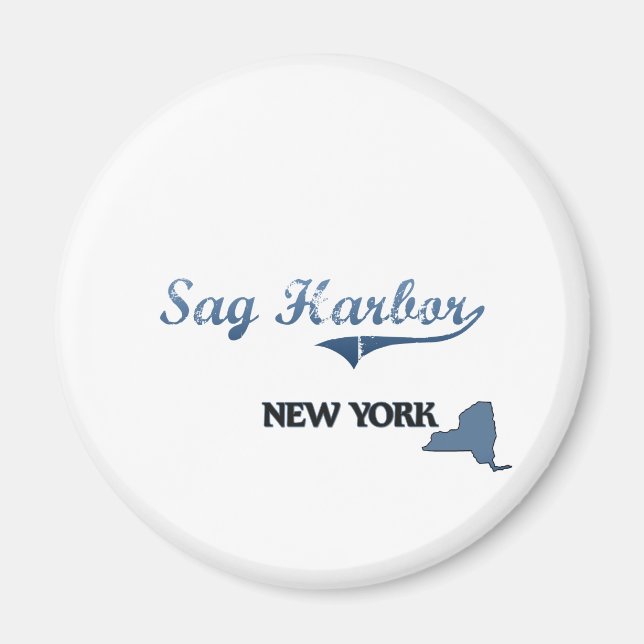 Sag Harbour New York City Classic Magnet (Vorne)