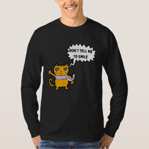 Sag mir nicht, ich soll Feminist mit wütender Katz T-Shirt